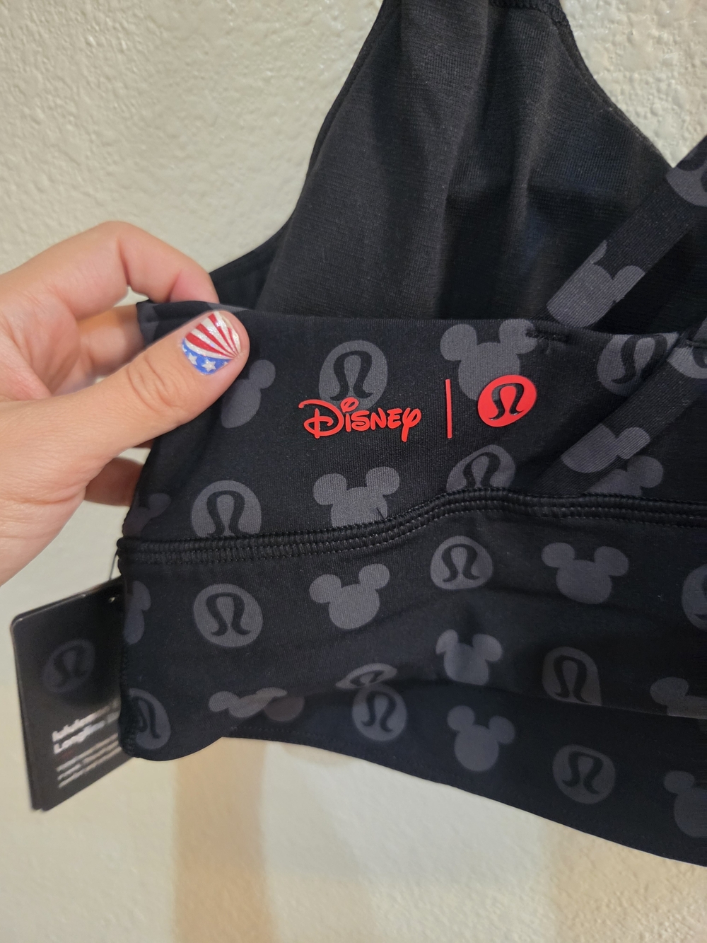 Lululemon x Disney Mickey Logo Energy Longline Sports Bra 10 - Picture 4 of 9
